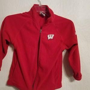 Boys UW University of Wisconsin Badgers fleece